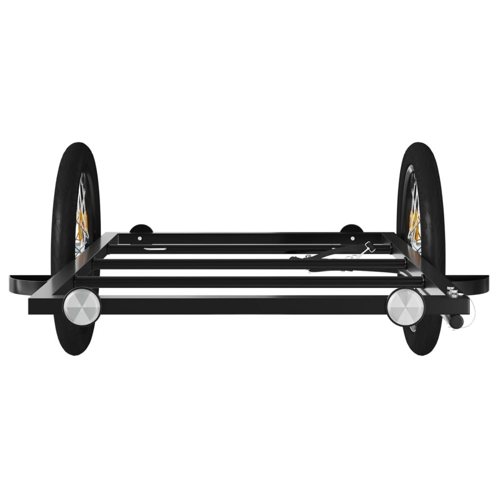 Sykkelhenger svart 135x68x37 cm jern vidaXL