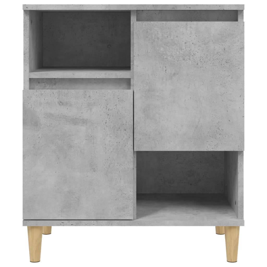 Skjenker 2 stk betonggrå 60x35x70 cm konstruert tre