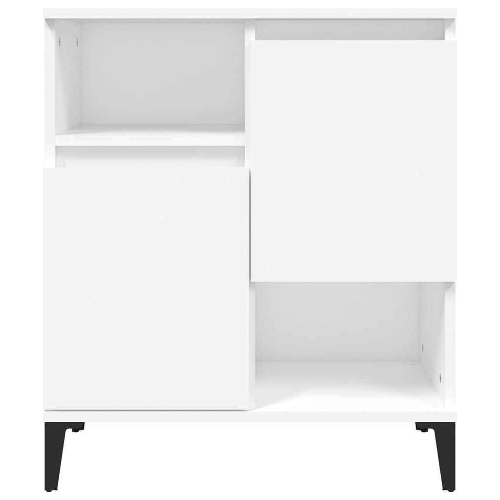 Skjenker 2 stk hvit 60x35x70 cm konstruert tre vidaXL