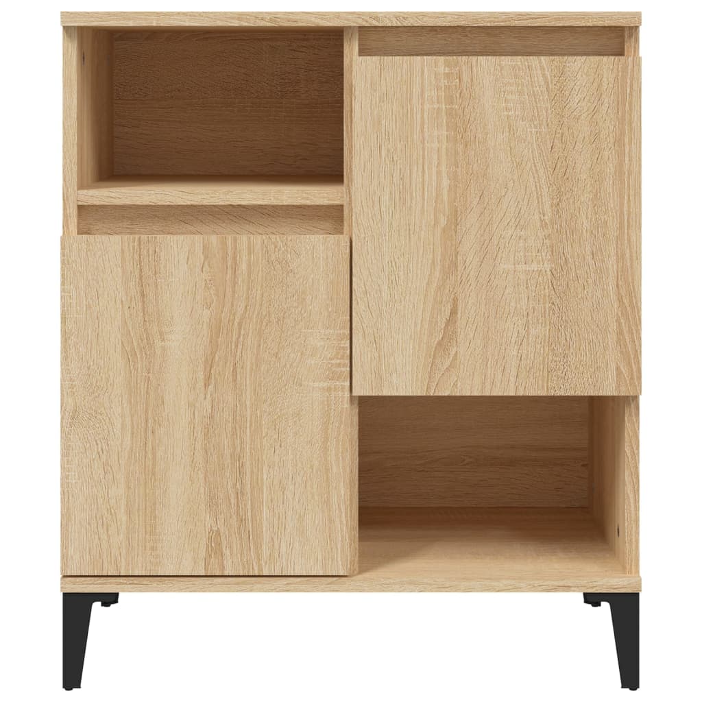 Skjenker 3 stk sonoma eik 60x35x70 cm konstruert tre