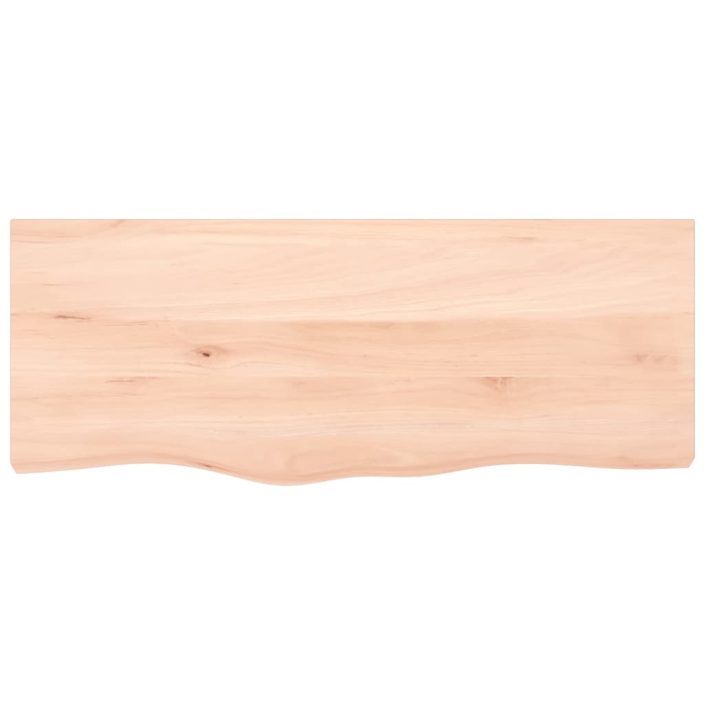 Bordplate 100x40x(2-4) cm ubehandlet heltre eik