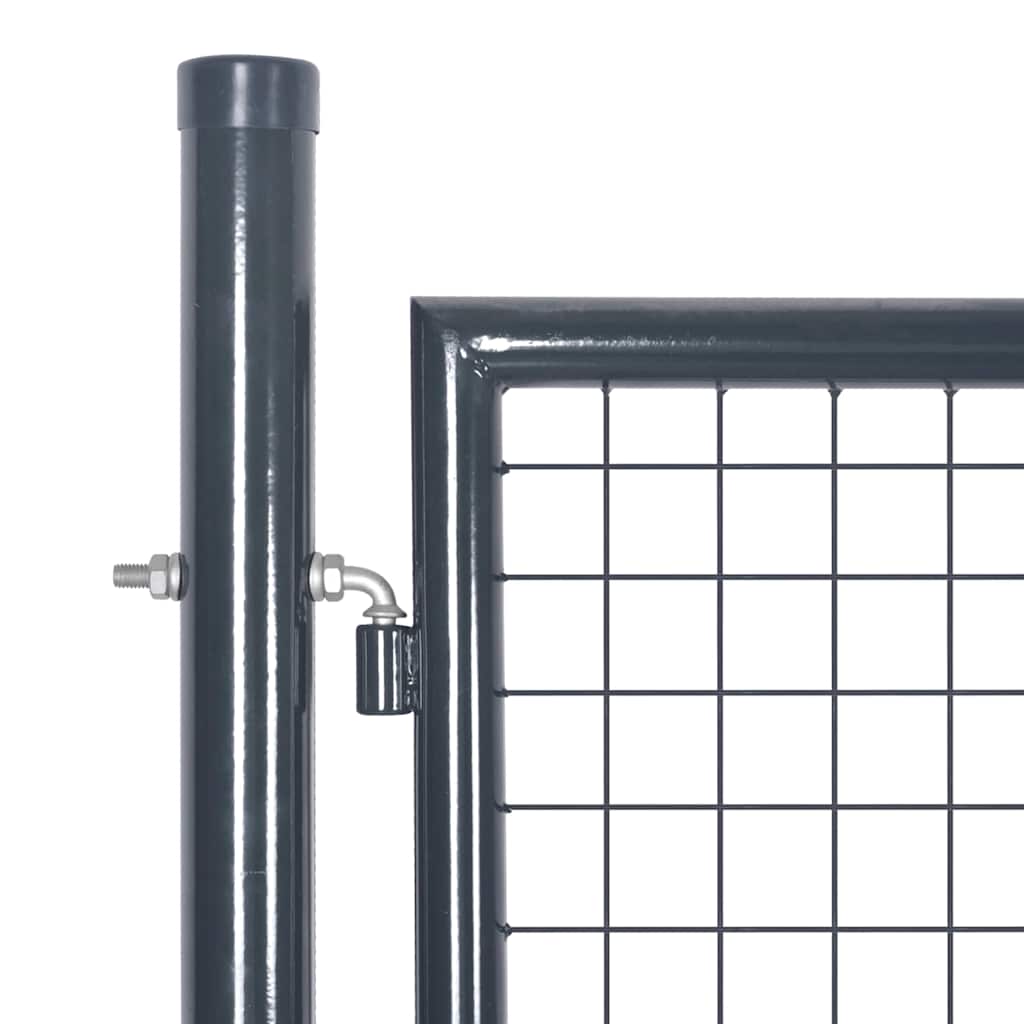 Hageport i netting antrasitt 300x125 cm galvanisert stål