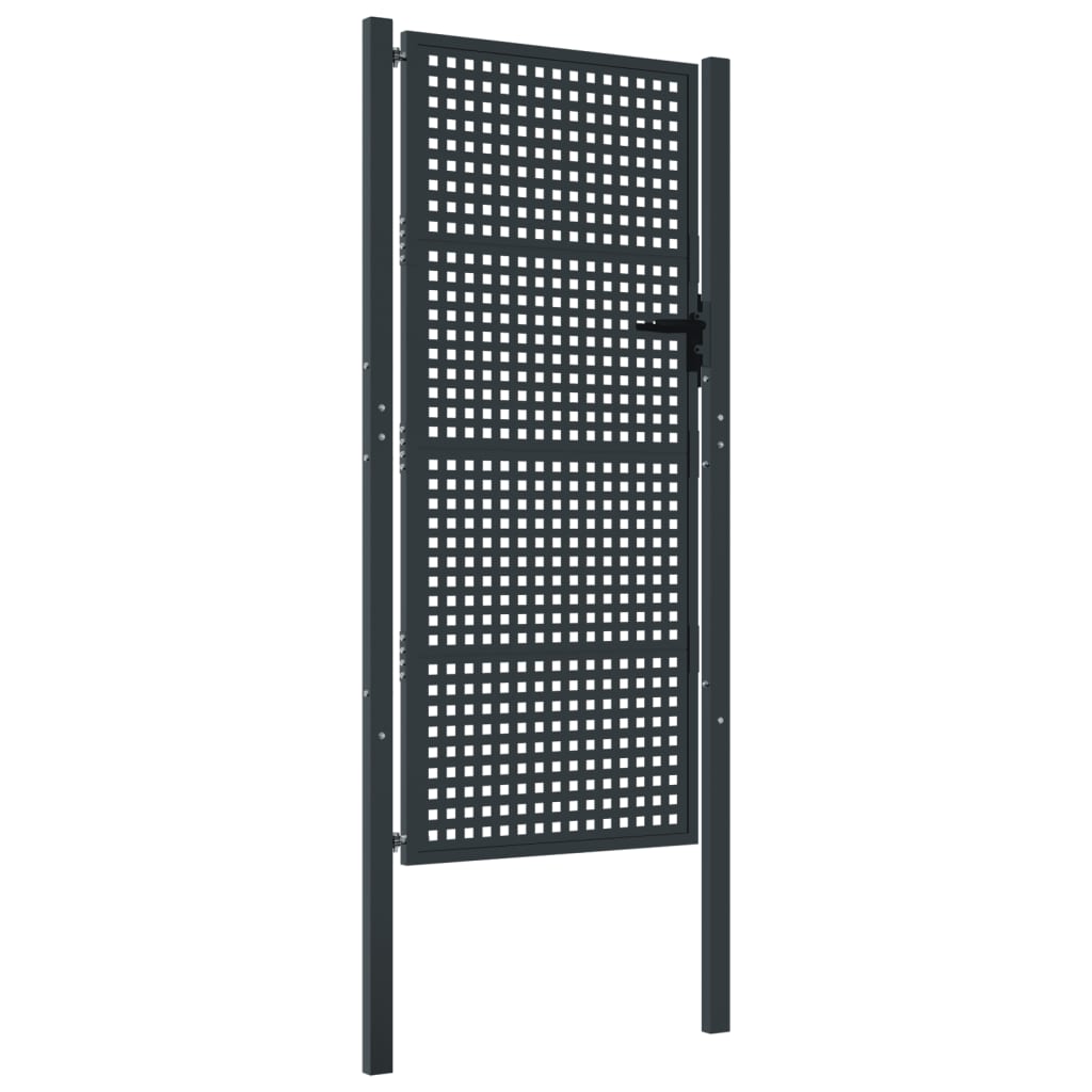 Hageport antrasitt 100x200 cm stål