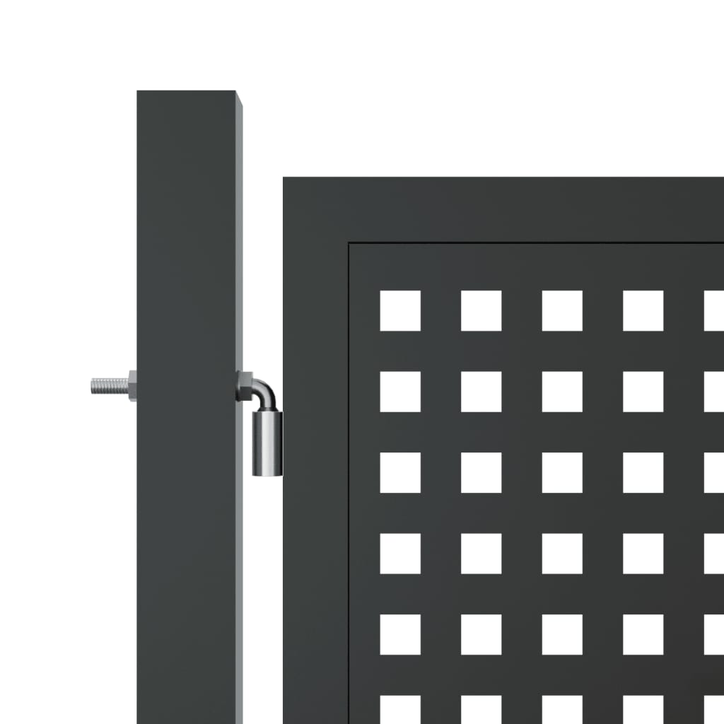 Hageport antrasitt 400x150 cm stål