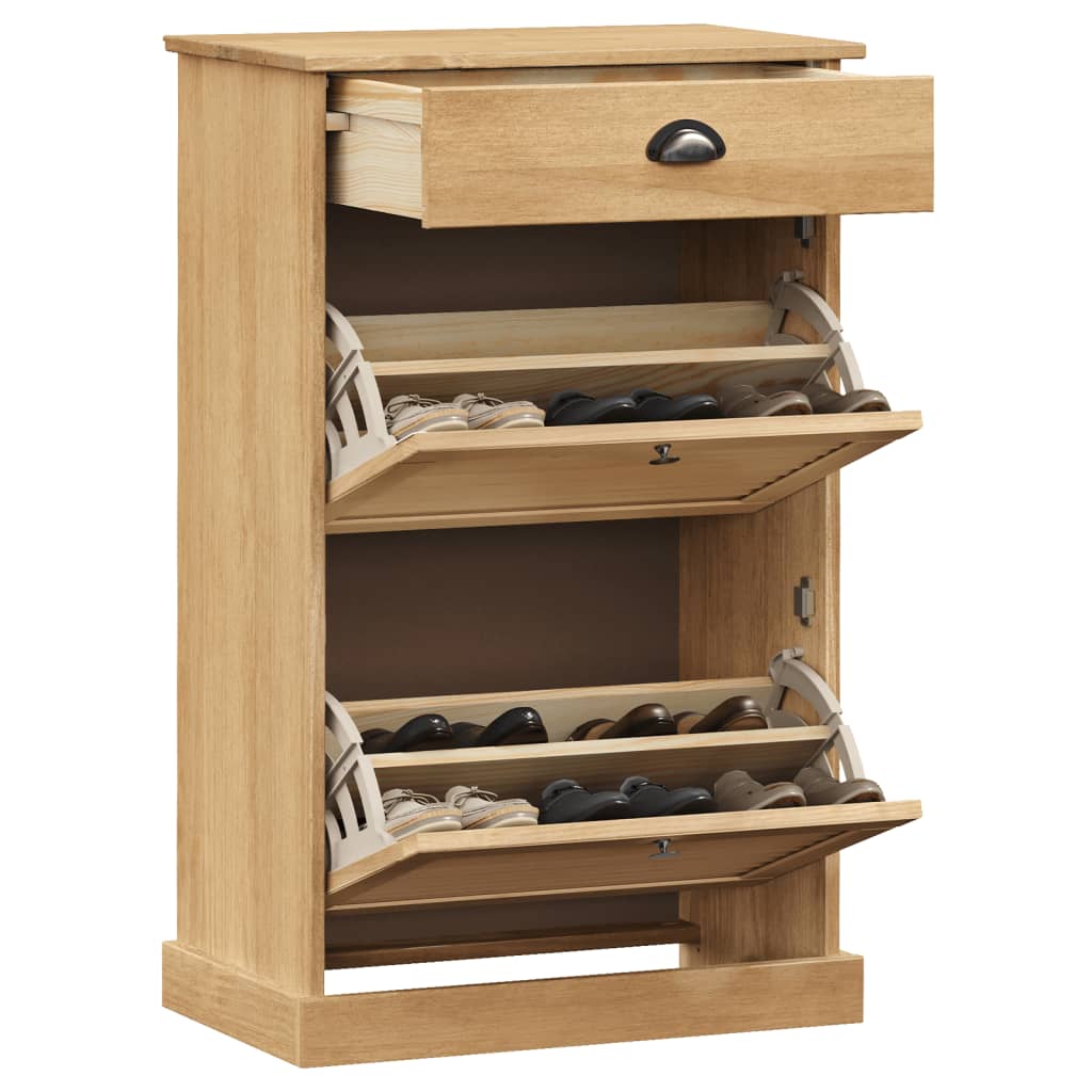 Skoskap VIGO 60x35x96 cm heltre furu