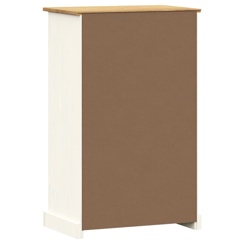Skoskap VIGO 60x35x96 cm hvit heltre furu