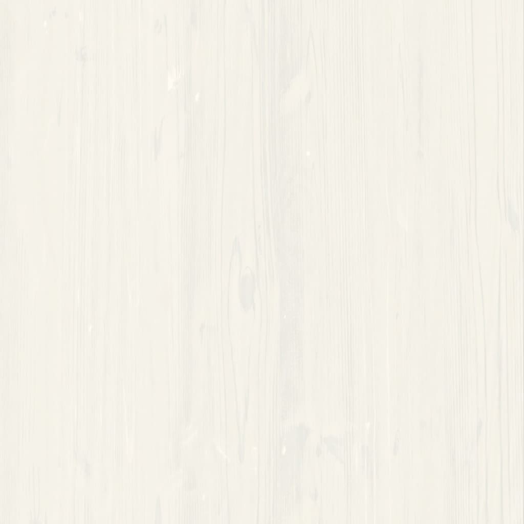 Skobenk VIGO hvit 106x35x45 cm heltre furu