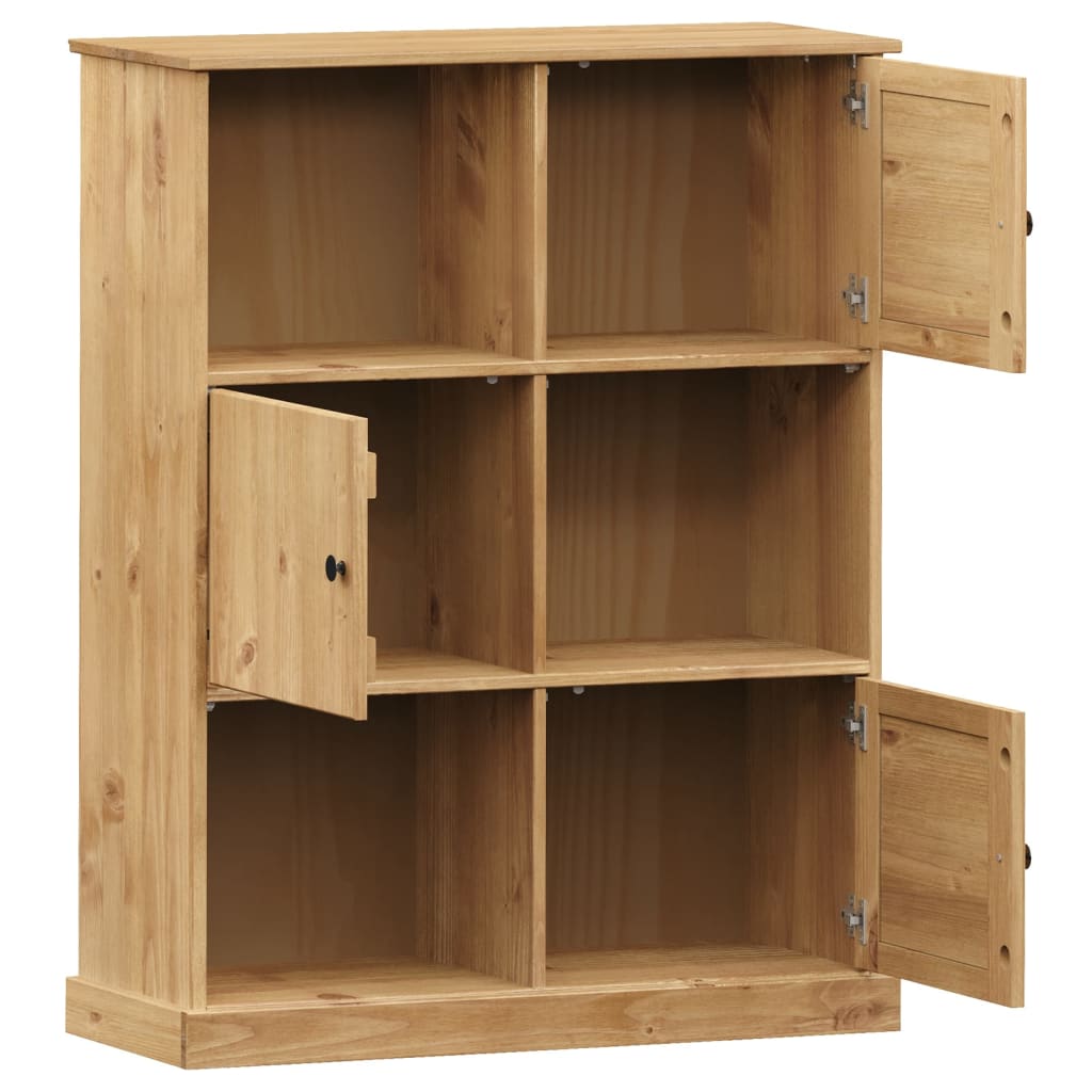 Bokhylle VIGO 90x35x114,5 cm heltre furu vidaXL