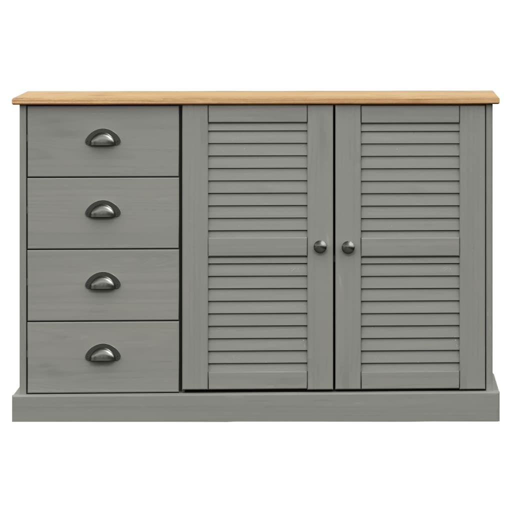 Skjenk med skuffer VIGO 113x40x75 cm heltre furu