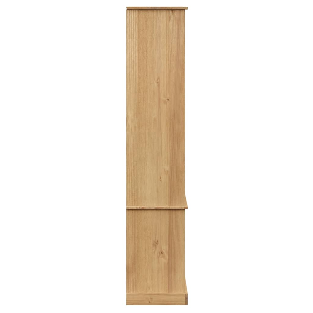 Vitrine VIGO 85x35x170 cm heltre furu vidaXL