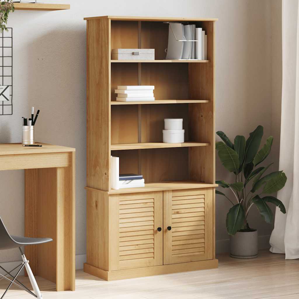 Bokhylle VIGO 85x35x170 cm heltre furu