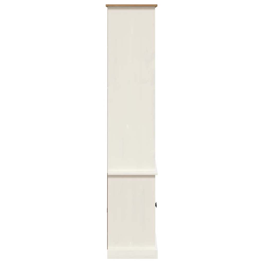 Bokhylle VIGO hvit 85x35x170 cm heltre furu