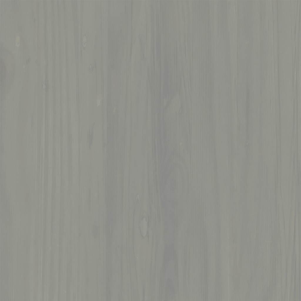 Bokhylle VIGO grå 85x35x170 cm heltre furu
