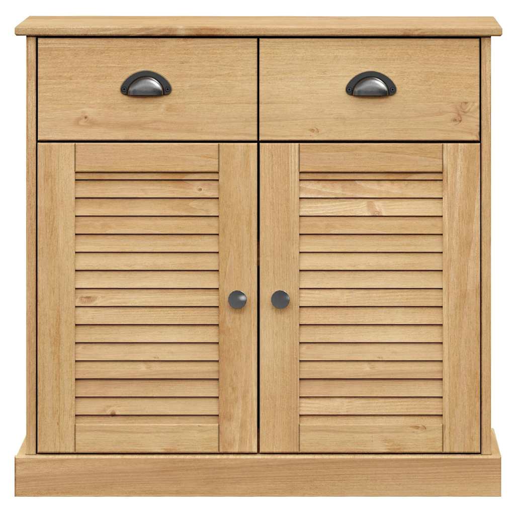 Skjenk med skuffer VIGO 78x40x75 cm heltre furu vidaXL
