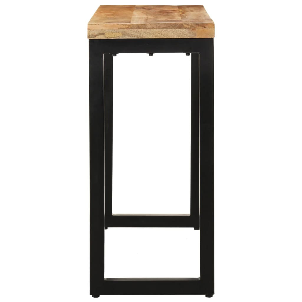 Konsollbord 110x35x76 cm grovt heltre mangotre