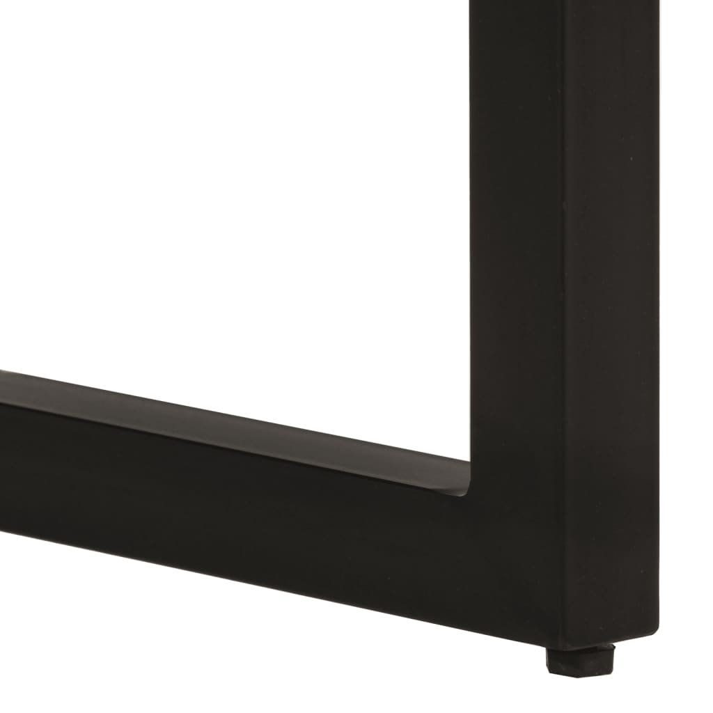 Konsollbord 110x35x76 cm grovt heltre mangotre