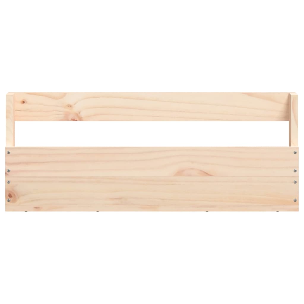 Veggmonterte skohyller 2 stk 59x9x23 cm heltre furu
