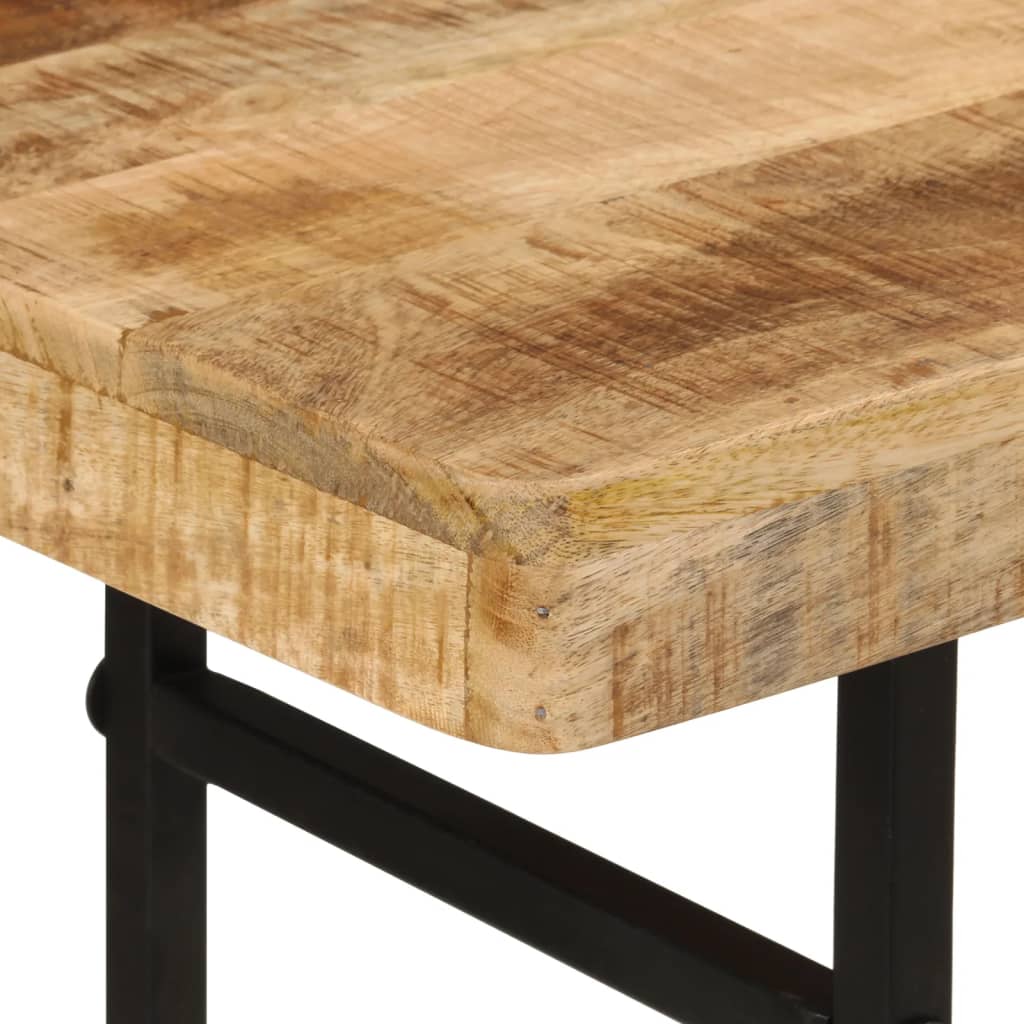 Konsollbord 112x36x76 cm heltre mango og jern