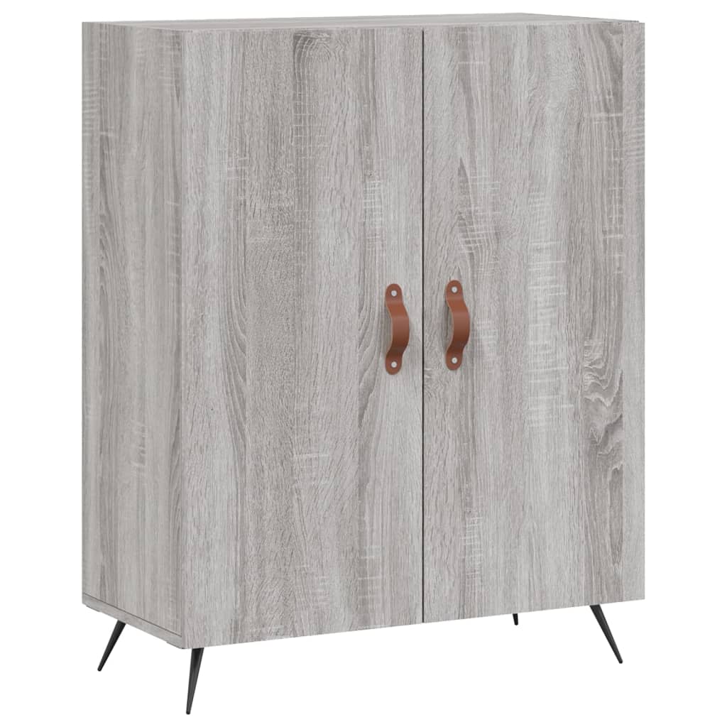 Skjenk grå sonoma 69,5x34x90 cm konstruert tre