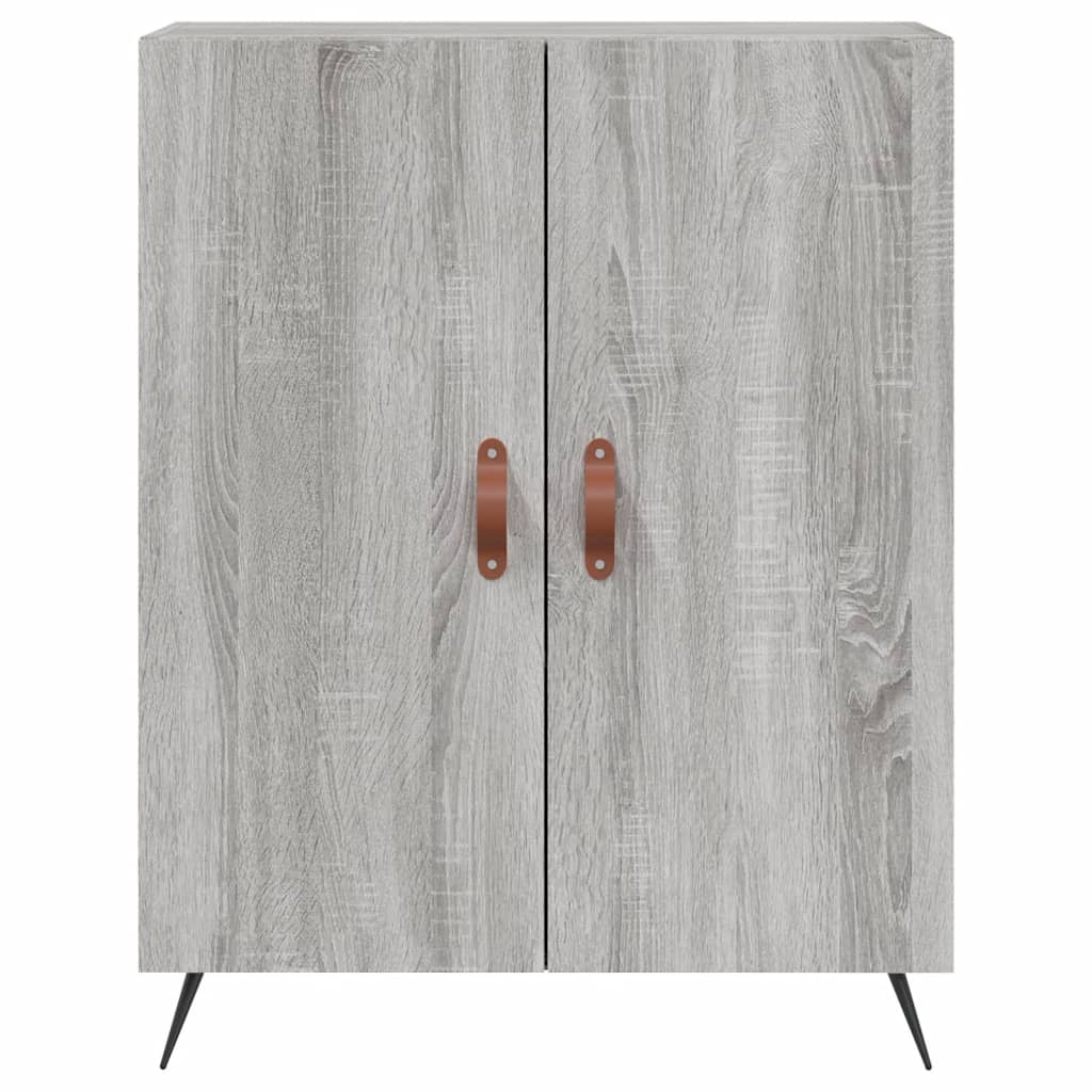 Skjenk grå sonoma 69,5x34x90 cm konstruert tre