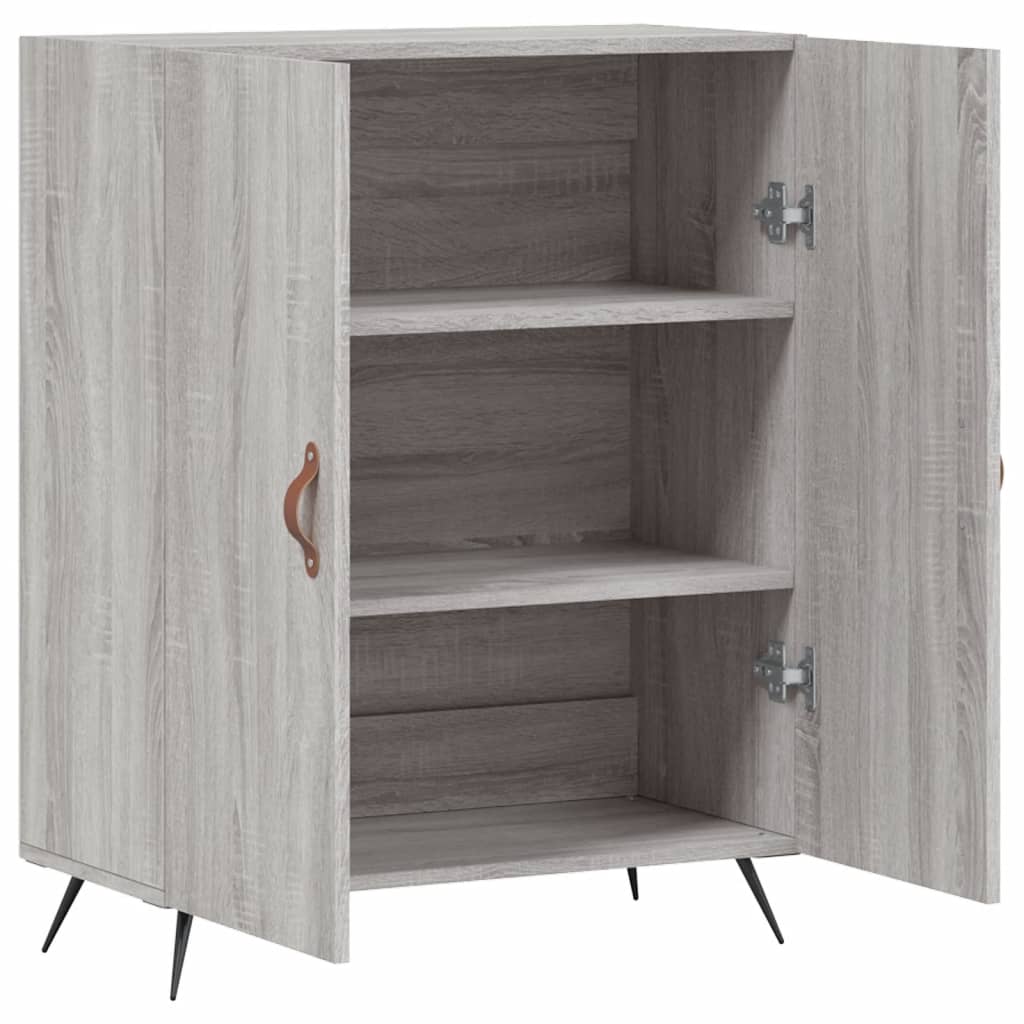 Skjenk grå sonoma 69,5x34x90 cm konstruert tre