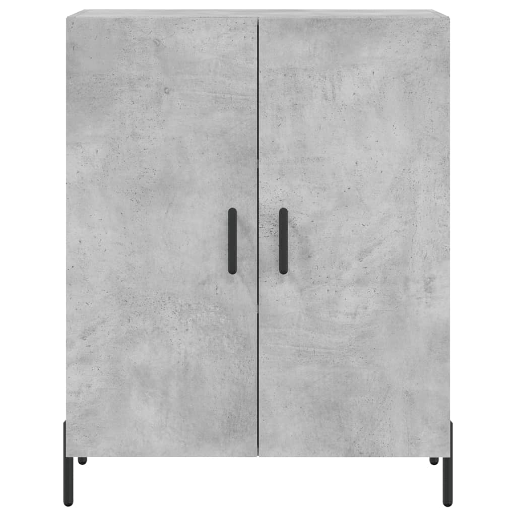 Skjenk betonggrå 69,5x34x90 cm konstruert tre vidaXL