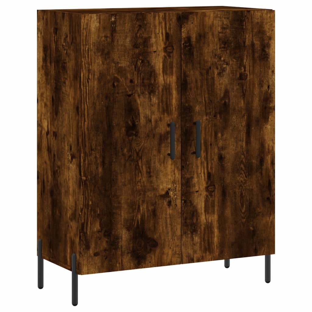 Skjenk røkt eik 69,5x34x90 cm konstruert tre