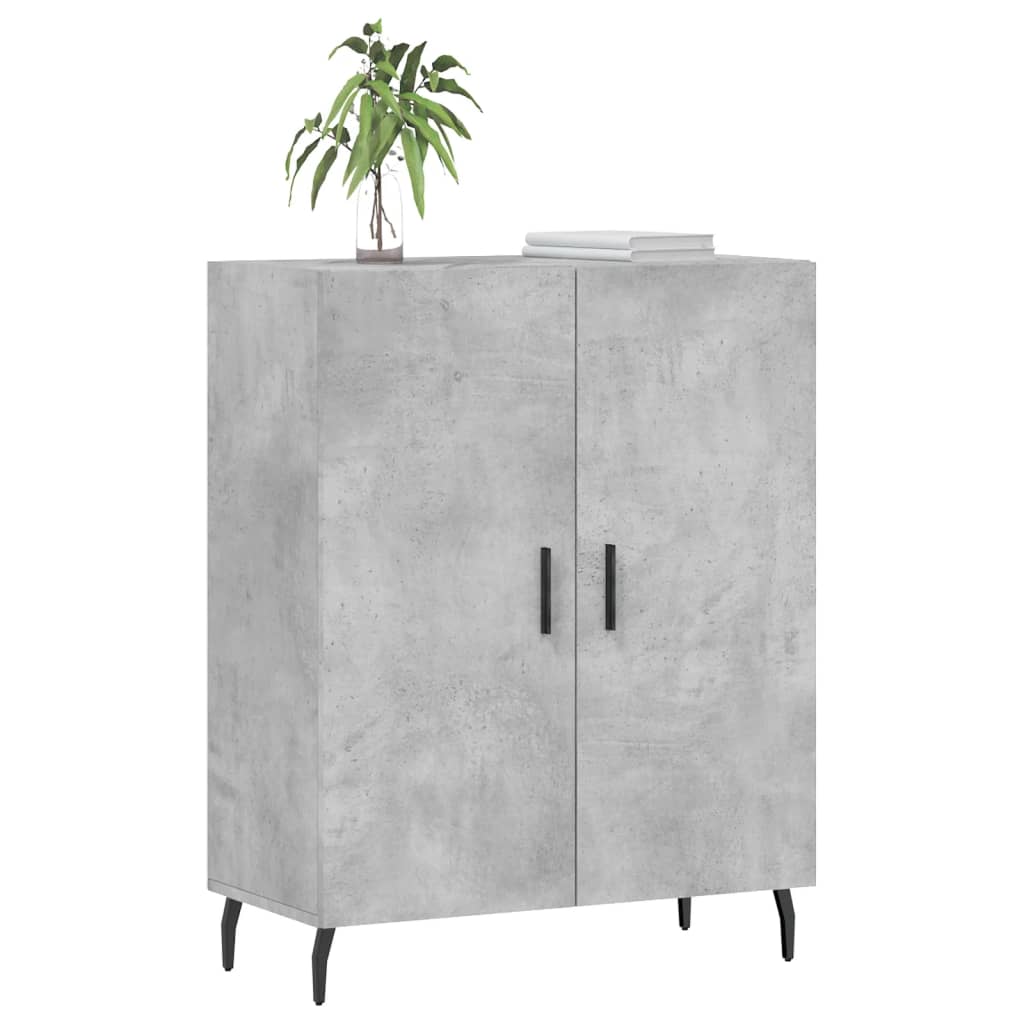 Skjenk betonggrå 69,5x34x90 cm konstruert tre