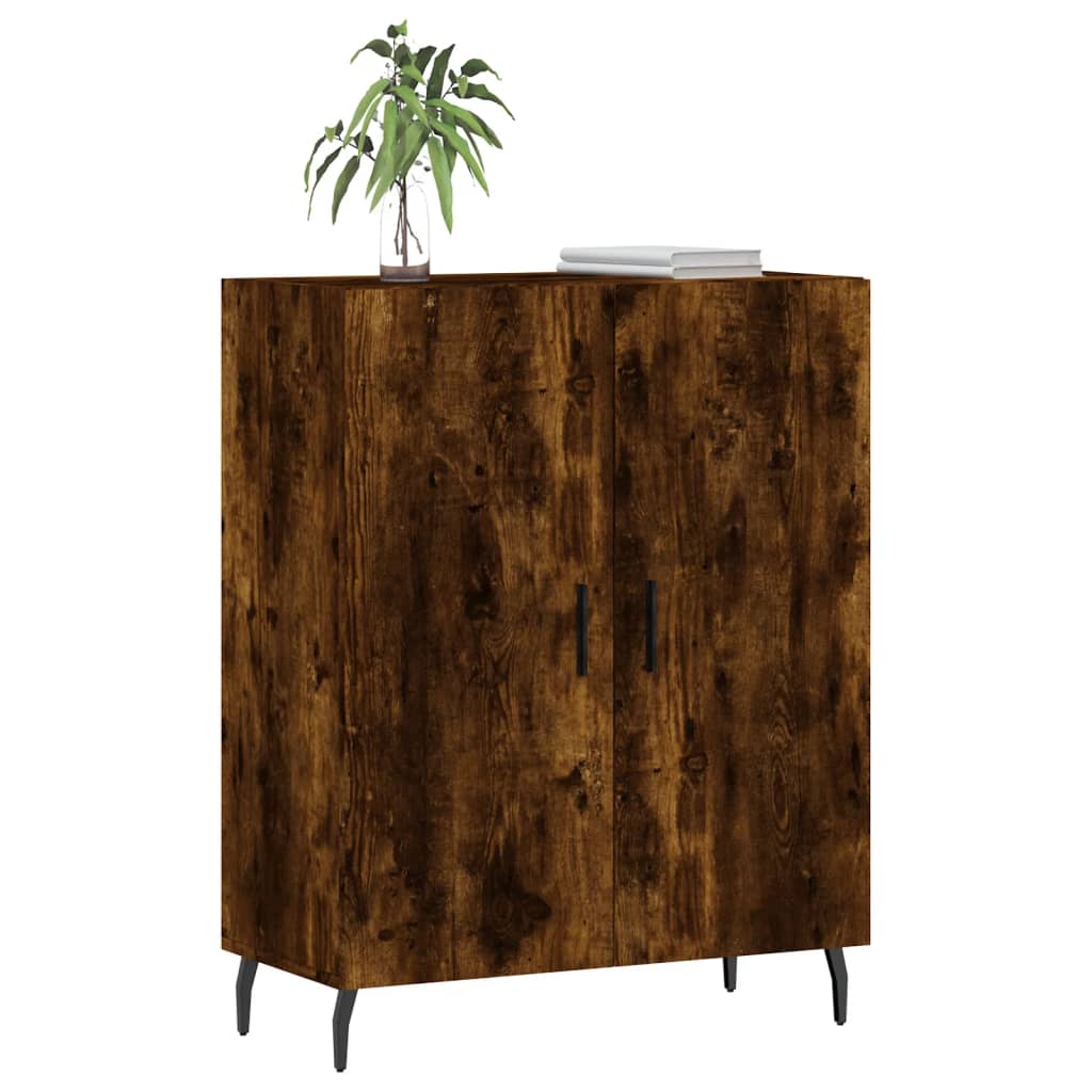 Skjenk røkt eik 69,5x34x90 cm konstruert tre