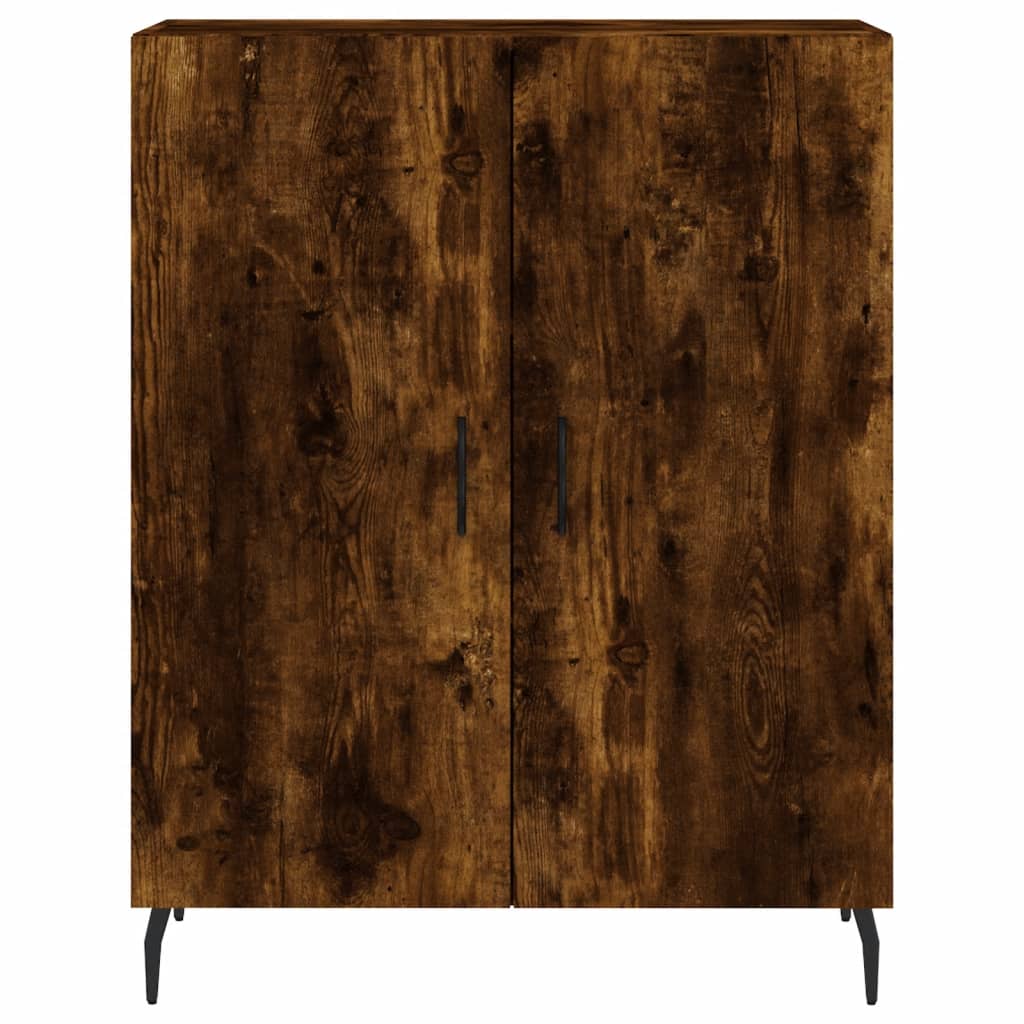 Skjenk røkt eik 69,5x34x90 cm konstruert tre