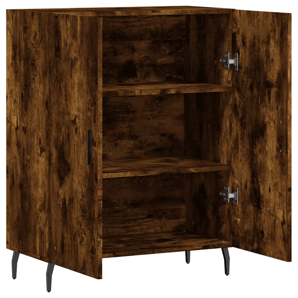 Skjenk røkt eik 69,5x34x90 cm konstruert tre