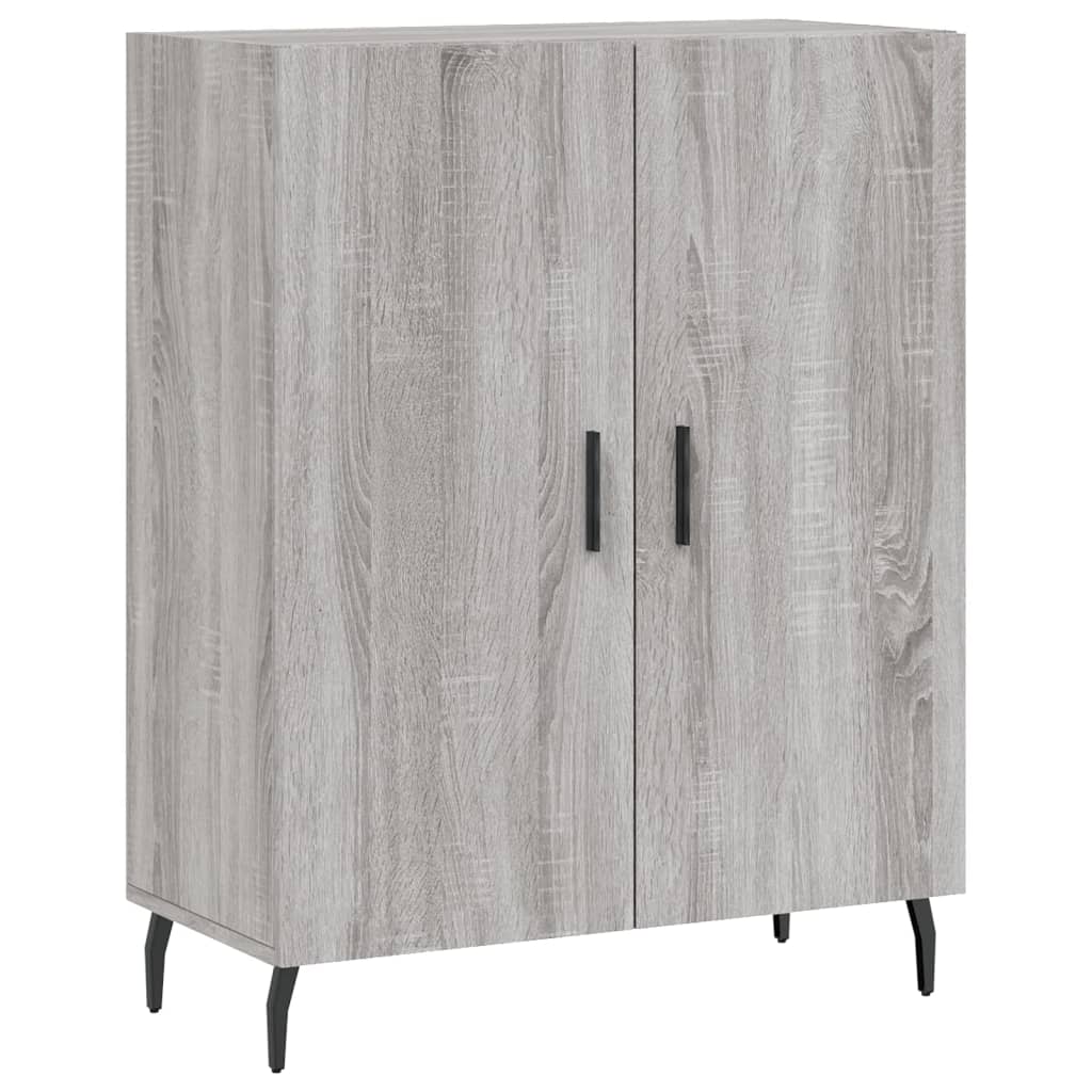 Skjenk grå sonoma 69,5x34x90 cm konstruert tre vidaXL