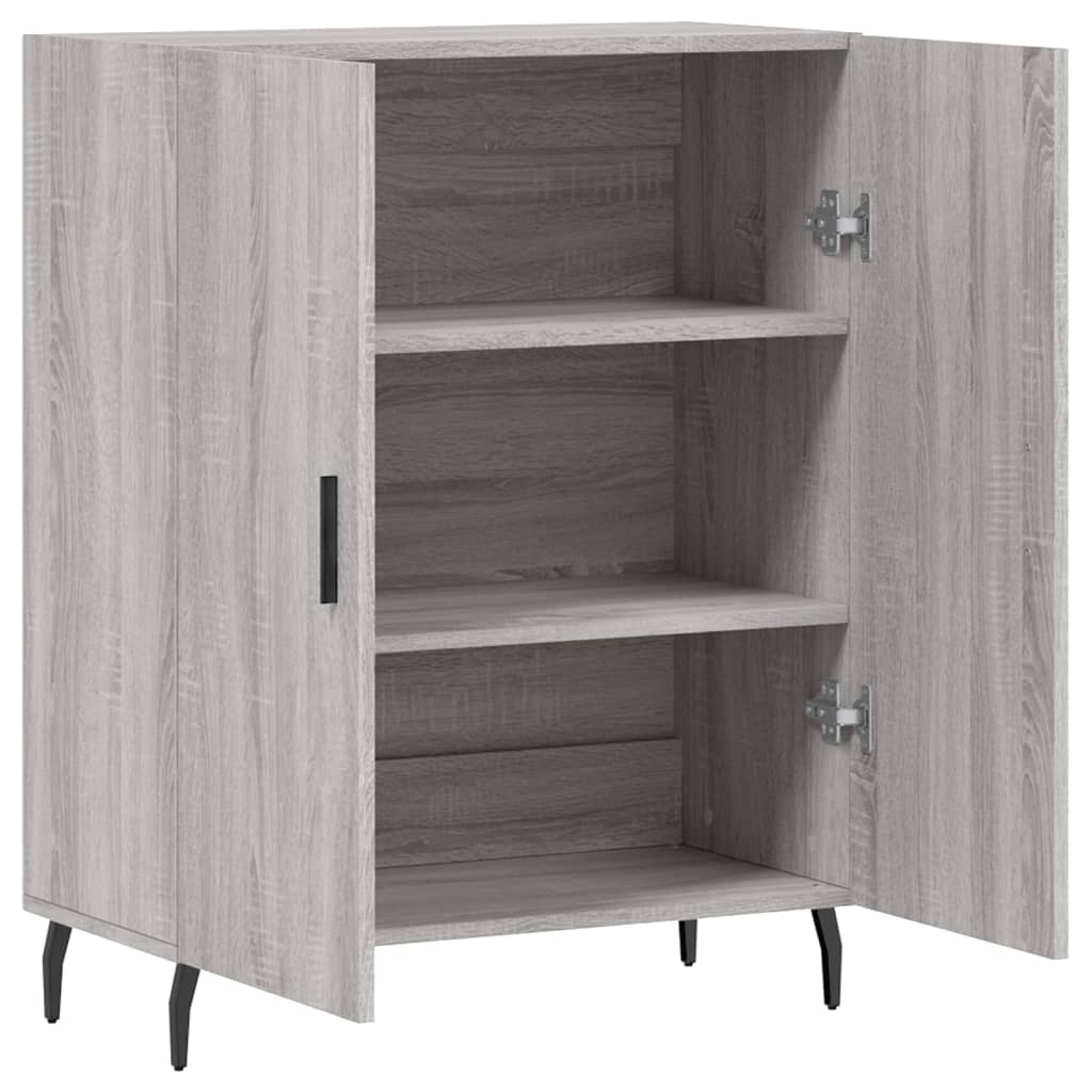 Skjenk grå sonoma 69,5x34x90 cm konstruert tre vidaXL