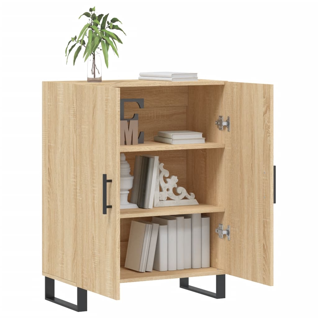 Skjenk sonoma eik 69,5x34x90 cm konstruert tre