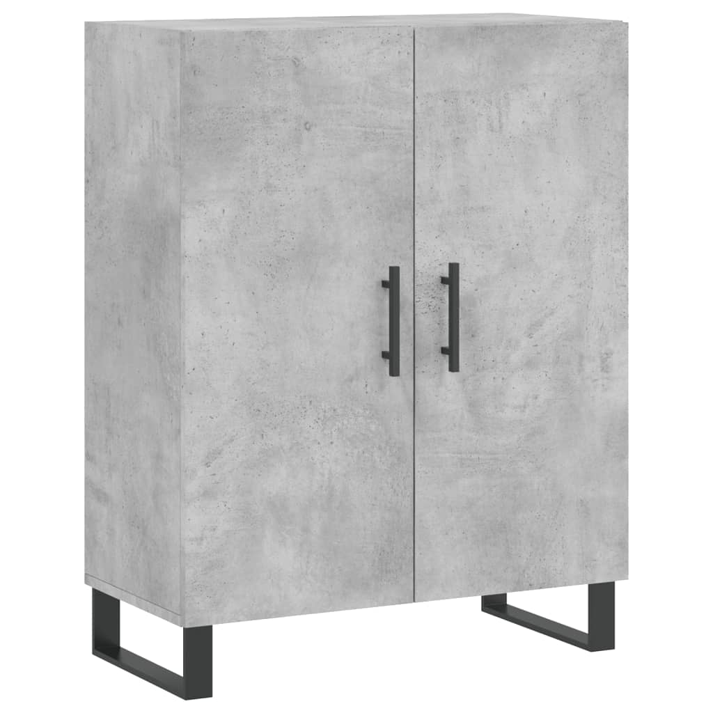 Skjenk betonggrå 69,5x34x90 cm konstruert tre