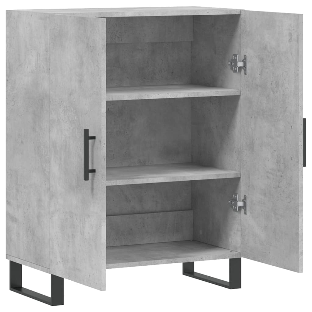 Skjenk betonggrå 69,5x34x90 cm konstruert tre
