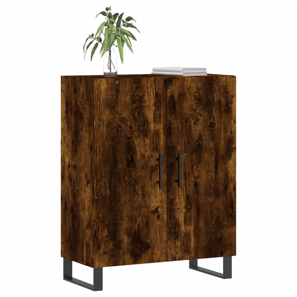 Skjenk røkt eik 69,5x34x90 cm konstruert tre