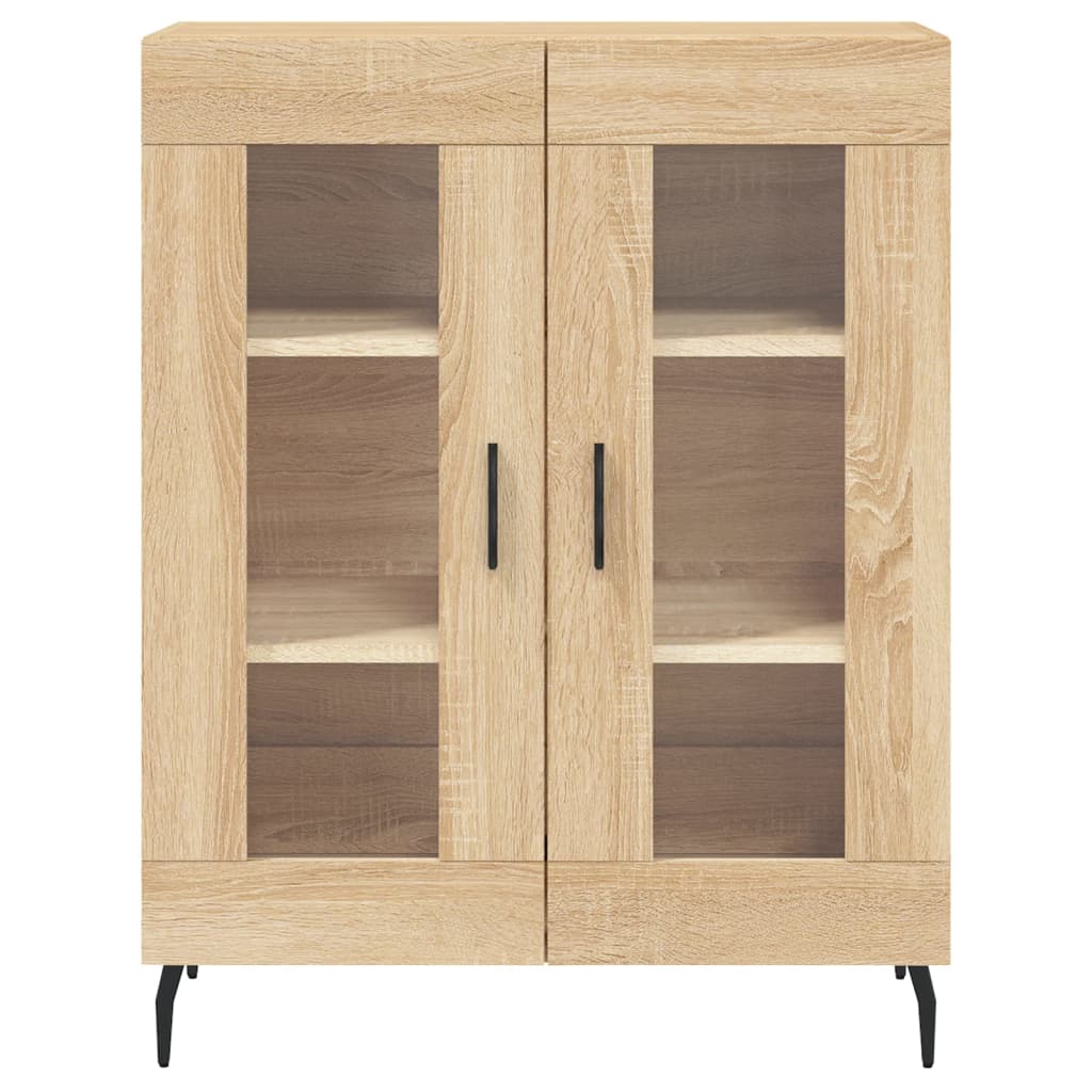 Skjenk sonoma eik 69,5x34x90 cm konstruert tre