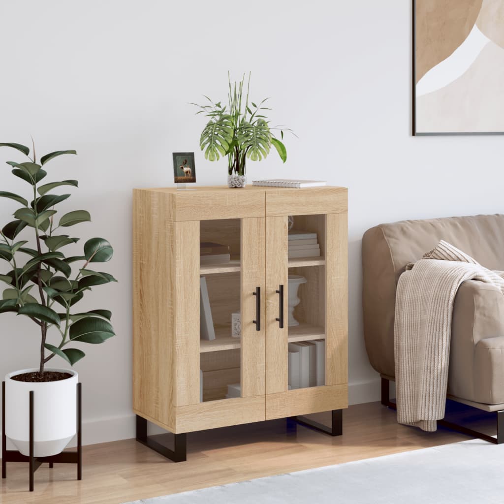 Skjenk sonoma eik 69,5x34x90 cm konstruert tre