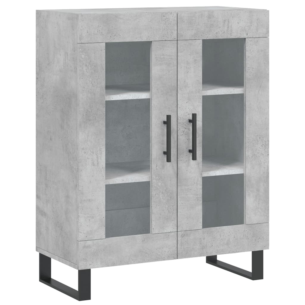 Skjenk betonggrå 69,5x34x90 cm konstruert tre