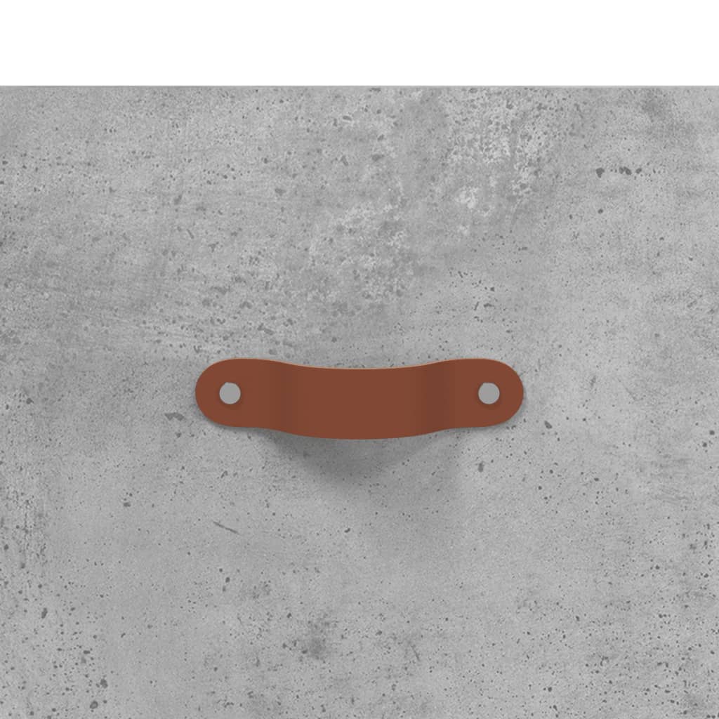 Kommode betonggrå 69,5x34x90 cm konstruert tre