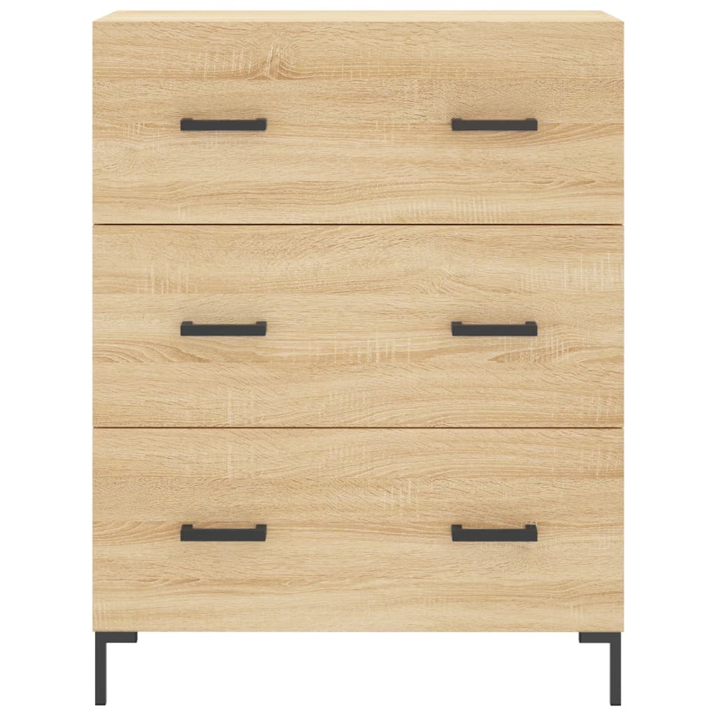 Skjenk sonoma eik 69,5x34x90 cm konstruert tre