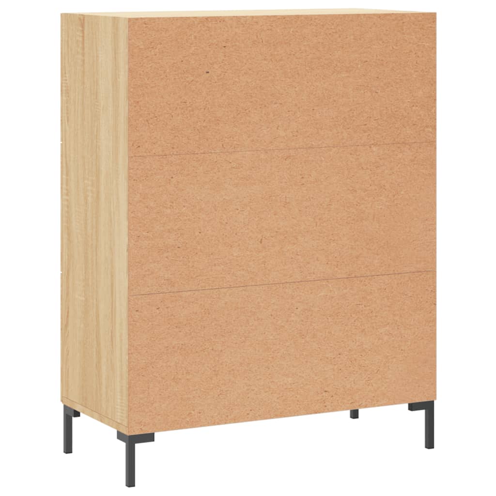 Skjenk sonoma eik 69,5x34x90 cm konstruert tre