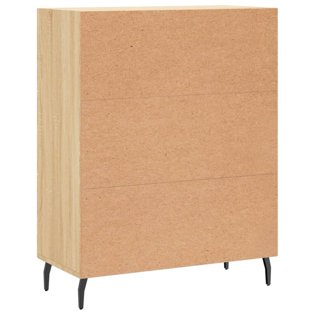 Skjenk sonoma eik 69,5x34x90 cm konstruert tre