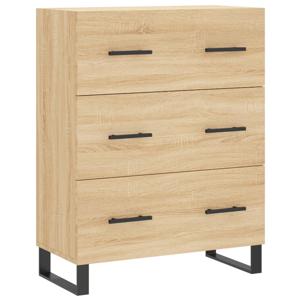 Skjenk sonoma eik 69,5x34x90 cm konstruert tre