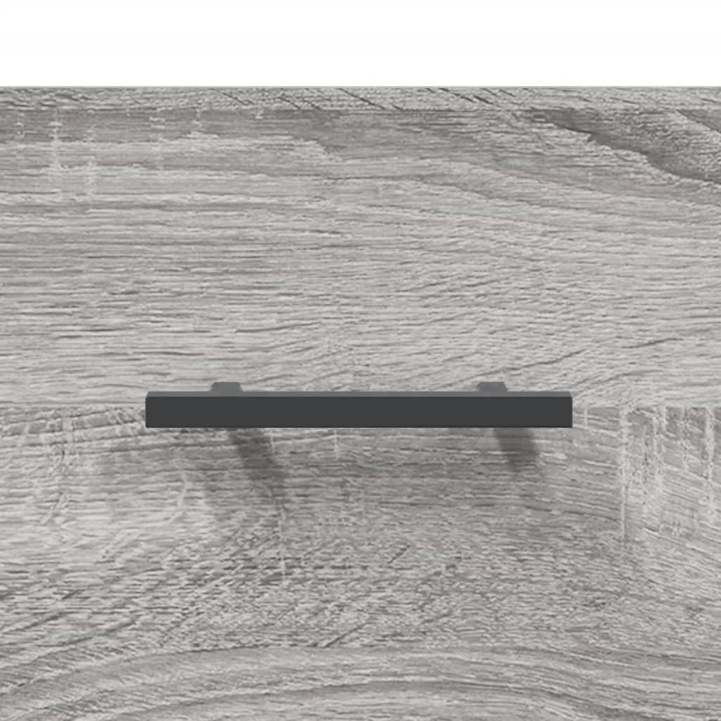 Skjenk grå sonoma 69,5x34x90 cm konstruert tre