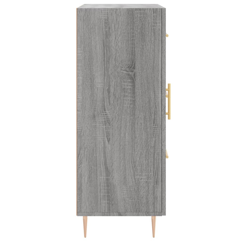 Skjenk grå sonoma 69,5x34x90 cm konstruert tre