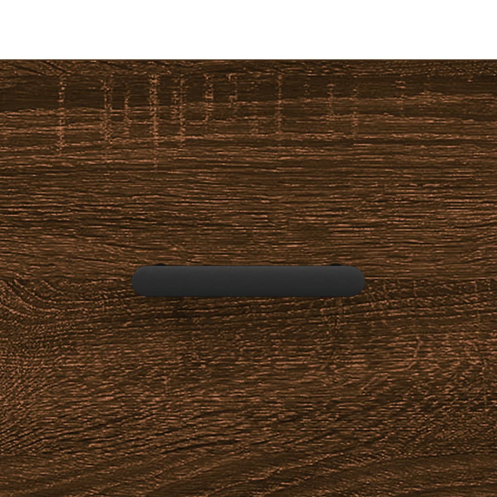 Skjenk brun eik 69,5x34x90 cm konstruert tre vidaXL