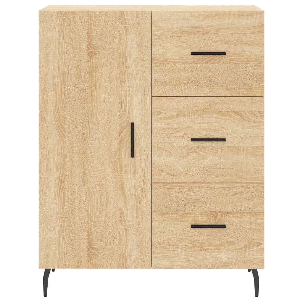Skjenk sonoma eik 69,5x34x90 cm konstruert tre