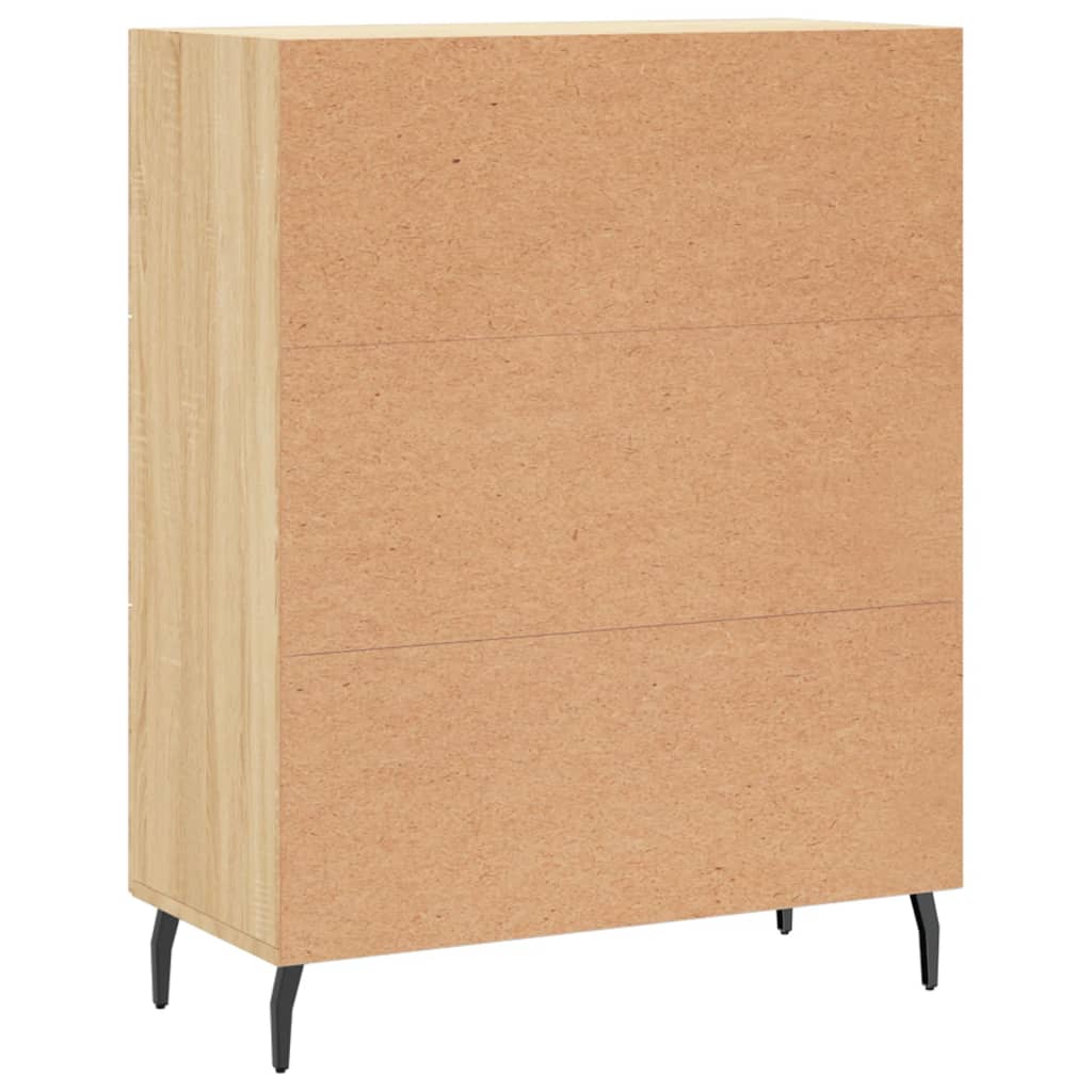 Skjenk sonoma eik 69,5x34x90 cm konstruert tre